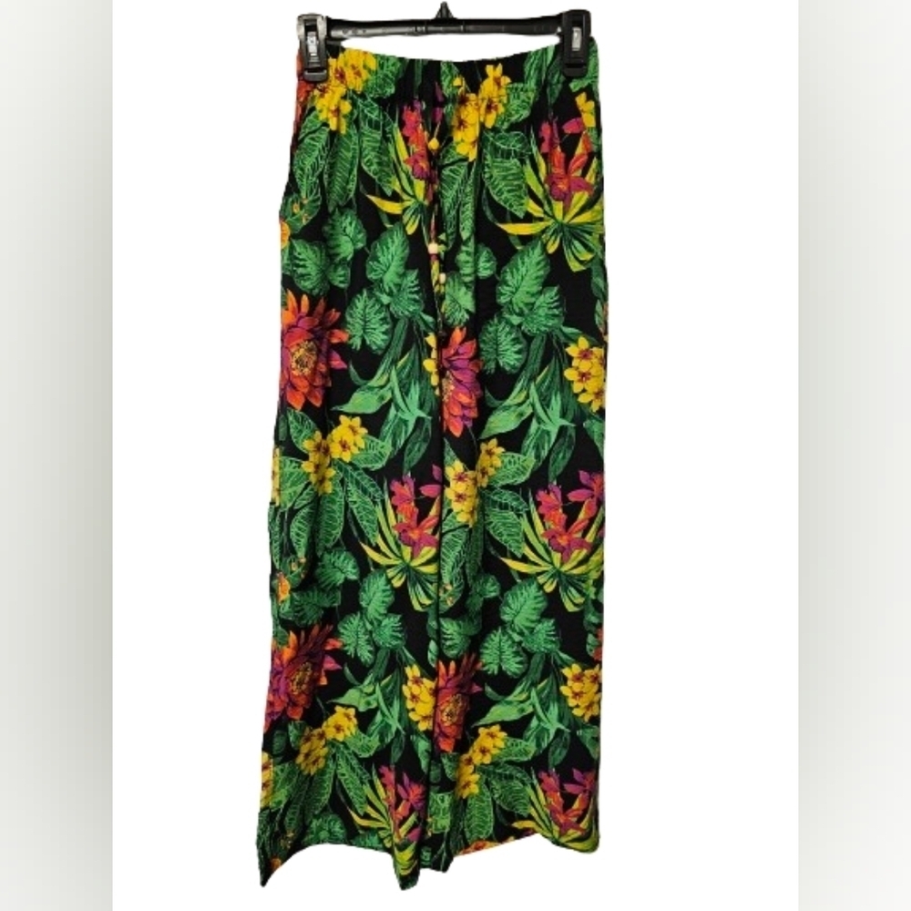 Panama Jack Tropical Floral Print Pants Women's Size XS NWT